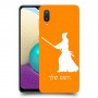 סמוראי כיסוי מגן קשיח בעיצוב אישי עם השם שלך ל Samsung Galaxy A02 יחידה אחת סקרין מובייל