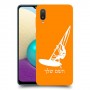 גלישת מפרש כיסוי מגן קשיח בעיצוב אישי עם השם שלך ל Samsung Galaxy A02 יחידה אחת סקרין מובייל