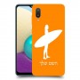 גלישה כיסוי מגן קשיח בעיצוב אישי עם השם שלך ל Samsung Galaxy A02 יחידה אחת סקרין מובייל