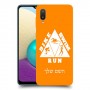 טריאתלון כיסוי מגן קשיח בעיצוב אישי עם השם שלך ל Samsung Galaxy A02 יחידה אחת סקרין מובייל