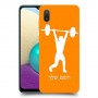 הרמת משקולות כיסוי מגן קשיח בעיצוב אישי עם השם שלך ל Samsung Galaxy A02 יחידה אחת סקרין מובייל