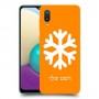 שלג כיסוי מגן קשיח בעיצוב אישי עם השם שלך ל Samsung Galaxy A02 יחידה אחת סקרין מובייל