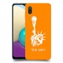פסל החירות כיסוי מגן קשיח בעיצוב אישי עם השם שלך ל Samsung Galaxy A02 יחידה אחת סקרין מובייל