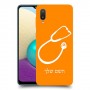 רופא סטטוסקופ כיסוי מגן קשיח בעיצוב אישי עם השם שלך ל Samsung Galaxy A02 יחידה אחת סקרין מובייל