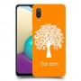 עץ כיסוי מגן קשיח בעיצוב אישי עם השם שלך ל Samsung Galaxy A02 יחידה אחת סקרין מובייל