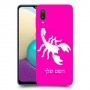 עקרב כיסוי מגן קשיח בעיצוב אישי עם השם שלך ל Samsung Galaxy A02 יחידה אחת סקרין מובייל