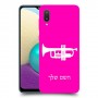 חצוצרה כיסוי מגן קשיח בעיצוב אישי עם השם שלך ל Samsung Galaxy A02 יחידה אחת סקרין מובייל
