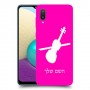 כינור כיסוי מגן קשיח בעיצוב אישי עם השם שלך ל Samsung Galaxy A02 יחידה אחת סקרין מובייל