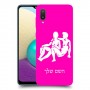 תאומים כיסוי מגן קשיח בעיצוב אישי עם השם שלך ל Samsung Galaxy A02 יחידה אחת סקרין מובייל