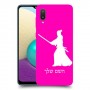 סמוראי כיסוי מגן קשיח בעיצוב אישי עם השם שלך ל Samsung Galaxy A02 יחידה אחת סקרין מובייל