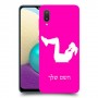 אימון ספורט - אישה כיסוי מגן קשיח בעיצוב אישי עם השם שלך ל Samsung Galaxy A02 יחידה אחת סקרין מובייל