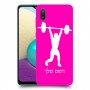הרמת משקולות כיסוי מגן קשיח בעיצוב אישי עם השם שלך ל Samsung Galaxy A02 יחידה אחת סקרין מובייל