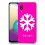 שלג כיסוי מגן קשיח בעיצוב אישי עם השם שלך ל Samsung Galaxy A02 יחידה אחת סקרין מובייל