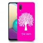 עץ כיסוי מגן קשיח בעיצוב אישי עם השם שלך ל Samsung Galaxy A02 יחידה אחת סקרין מובייל