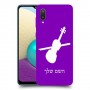 כינור כיסוי מגן קשיח בעיצוב אישי עם השם שלך ל Samsung Galaxy A02 יחידה אחת סקרין מובייל