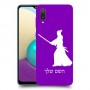 סמוראי כיסוי מגן קשיח בעיצוב אישי עם השם שלך ל Samsung Galaxy A02 יחידה אחת סקרין מובייל