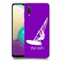גלישת מפרש כיסוי מגן קשיח בעיצוב אישי עם השם שלך ל Samsung Galaxy A02 יחידה אחת סקרין מובייל