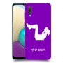 אימון ספורט - אישה כיסוי מגן קשיח בעיצוב אישי עם השם שלך ל Samsung Galaxy A02 יחידה אחת סקרין מובייל