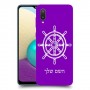 הגה - קפטן - ים כיסוי מגן קשיח בעיצוב אישי עם השם שלך ל Samsung Galaxy A02 יחידה אחת סקרין מובייל