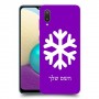 שלג כיסוי מגן קשיח בעיצוב אישי עם השם שלך ל Samsung Galaxy A02 יחידה אחת סקרין מובייל