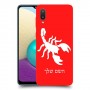 עקרב כיסוי מגן קשיח בעיצוב אישי עם השם שלך ל Samsung Galaxy A02 יחידה אחת סקרין מובייל
