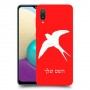 ציפור לבלוע כיסוי מגן קשיח בעיצוב אישי עם השם שלך ל Samsung Galaxy A02 יחידה אחת סקרין מובייל
