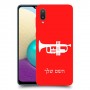 חצוצרה כיסוי מגן קשיח בעיצוב אישי עם השם שלך ל Samsung Galaxy A02 יחידה אחת סקרין מובייל