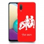 תאומים כיסוי מגן קשיח בעיצוב אישי עם השם שלך ל Samsung Galaxy A02 יחידה אחת סקרין מובייל