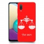מאזניים כיסוי מגן קשיח בעיצוב אישי עם השם שלך ל Samsung Galaxy A02 יחידה אחת סקרין מובייל