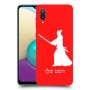 סמוראי כיסוי מגן קשיח בעיצוב אישי עם השם שלך ל Samsung Galaxy A02 יחידה אחת סקרין מובייל