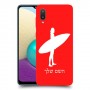 גלישה כיסוי מגן קשיח בעיצוב אישי עם השם שלך ל Samsung Galaxy A02 יחידה אחת סקרין מובייל