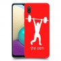 הרמת משקולות כיסוי מגן קשיח בעיצוב אישי עם השם שלך ל Samsung Galaxy A02 יחידה אחת סקרין מובייל