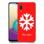 שלג כיסוי מגן קשיח בעיצוב אישי עם השם שלך ל Samsung Galaxy A02 יחידה אחת סקרין מובייל