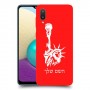 פסל החירות כיסוי מגן קשיח בעיצוב אישי עם השם שלך ל Samsung Galaxy A02 יחידה אחת סקרין מובייל