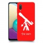 טלסקופ כיסוי מגן קשיח בעיצוב אישי עם השם שלך ל Samsung Galaxy A02 יחידה אחת סקרין מובייל
