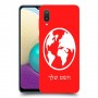 עולם כיסוי מגן קשיח בעיצוב אישי עם השם שלך ל Samsung Galaxy A02 יחידה אחת סקרין מובייל