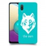 זאב כיסוי מגן קשיח בעיצוב אישי עם השם שלך ל Samsung Galaxy A02 יחידה אחת סקרין מובייל