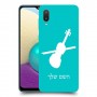 כינור כיסוי מגן קשיח בעיצוב אישי עם השם שלך ל Samsung Galaxy A02 יחידה אחת סקרין מובייל
