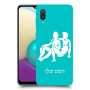 תאומים כיסוי מגן קשיח בעיצוב אישי עם השם שלך ל Samsung Galaxy A02 יחידה אחת סקרין מובייל