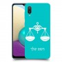 מאזניים כיסוי מגן קשיח בעיצוב אישי עם השם שלך ל Samsung Galaxy A02 יחידה אחת סקרין מובייל