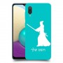 סמוראי כיסוי מגן קשיח בעיצוב אישי עם השם שלך ל Samsung Galaxy A02 יחידה אחת סקרין מובייל