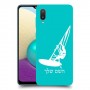 גלישת מפרש כיסוי מגן קשיח בעיצוב אישי עם השם שלך ל Samsung Galaxy A02 יחידה אחת סקרין מובייל