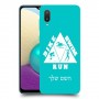טריאתלון כיסוי מגן קשיח בעיצוב אישי עם השם שלך ל Samsung Galaxy A02 יחידה אחת סקרין מובייל