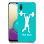 הרמת משקולות כיסוי מגן קשיח בעיצוב אישי עם השם שלך ל Samsung Galaxy A02 יחידה אחת סקרין מובייל