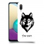 זאב כיסוי מגן קשיח בעיצוב אישי עם השם שלך ל Samsung Galaxy A02 יחידה אחת סקרין מובייל