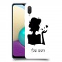 אישה אהבה כיסוי מגן קשיח בעיצוב אישי עם השם שלך ל Samsung Galaxy A02 יחידה אחת סקרין מובייל