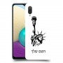 פסל החירות כיסוי מגן קשיח בעיצוב אישי עם השם שלך ל Samsung Galaxy A02 יחידה אחת סקרין מובייל