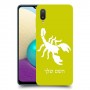 עקרב כיסוי מגן קשיח בעיצוב אישי עם השם שלך ל Samsung Galaxy A02 יחידה אחת סקרין מובייל