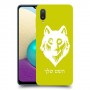 זאב כיסוי מגן קשיח בעיצוב אישי עם השם שלך ל Samsung Galaxy A02 יחידה אחת סקרין מובייל