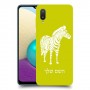 זברה כיסוי מגן קשיח בעיצוב אישי עם השם שלך ל Samsung Galaxy A02 יחידה אחת סקרין מובייל